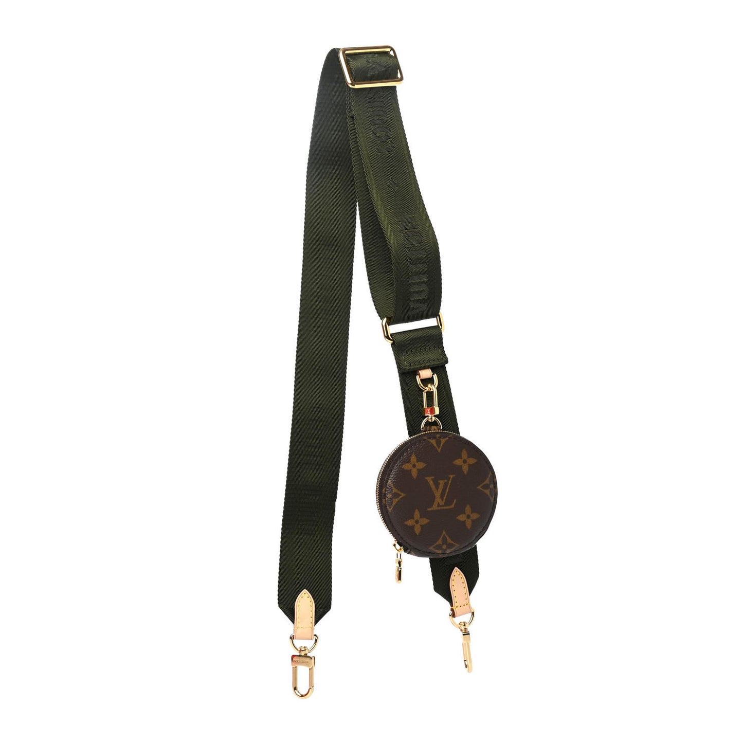 Monogram Multi Pochette Accessories Bandouliere Shoulder Strap Kaki