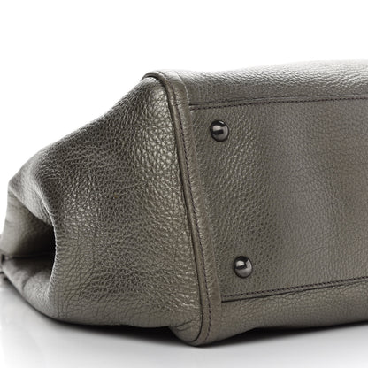 Gucci Metallic Pebbled Calfskin Medium Soho Shoulder Bag Sasso 8 of 9