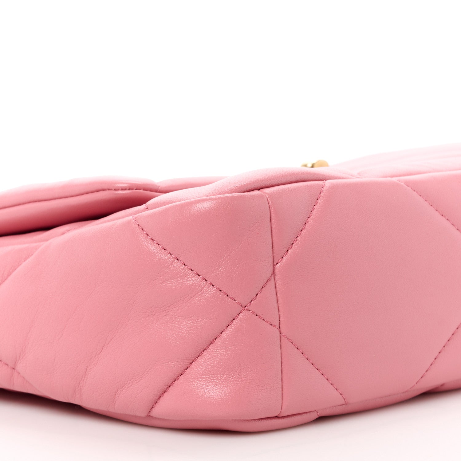 Chanel Lambskin Quilted Medium Chanel 19 Flap Pink 9 of 11