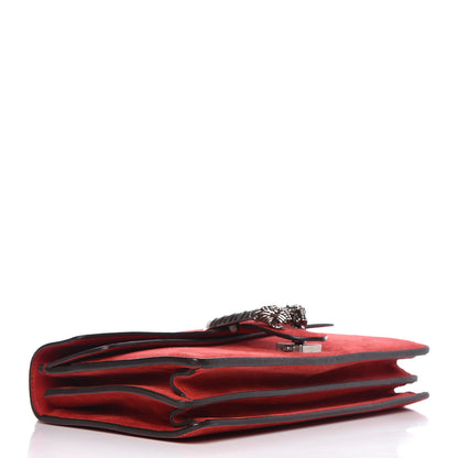 Gucci Suede Vitello Velvet Small Dionysus Shoulder Bag Vulcanic Red 4 of 12