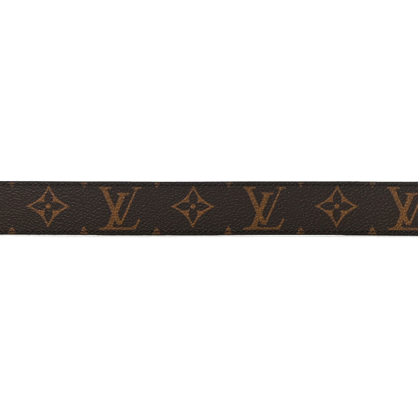 Calfskin Monogram 30mm LV Initiales Reversible Belt 80 32 Black