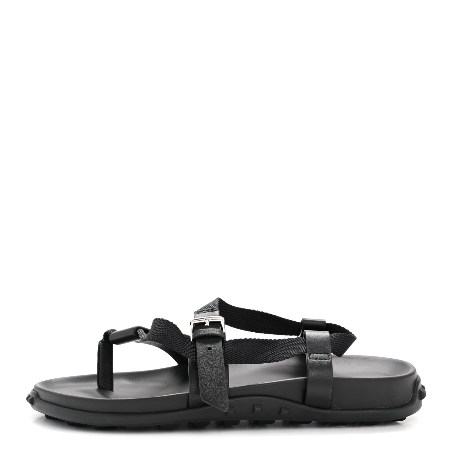 Calfskin Womens Inboard Sandals 38 Black