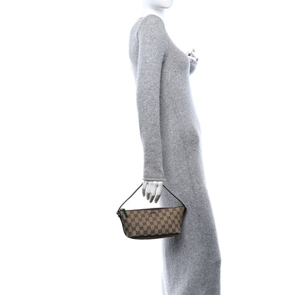 Gucci Monogram Boat Pochette Green 2 of 11