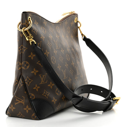 Louis Vuitton Monogram Odeon MM Black 3 of 12