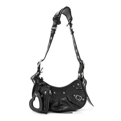 Balenciaga Agneau Arena Le Cagole Shoulder Bag XS Black 1 of 10
