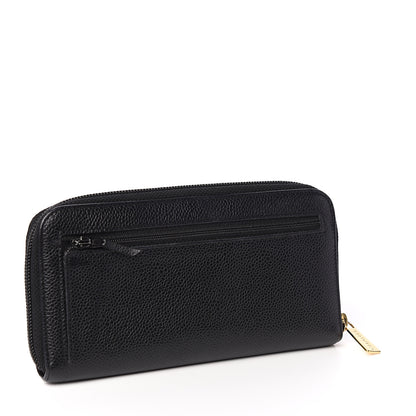 Chanel Caviar Timeless CC Large Gusset Zip Around Wallet Black 2 of 8