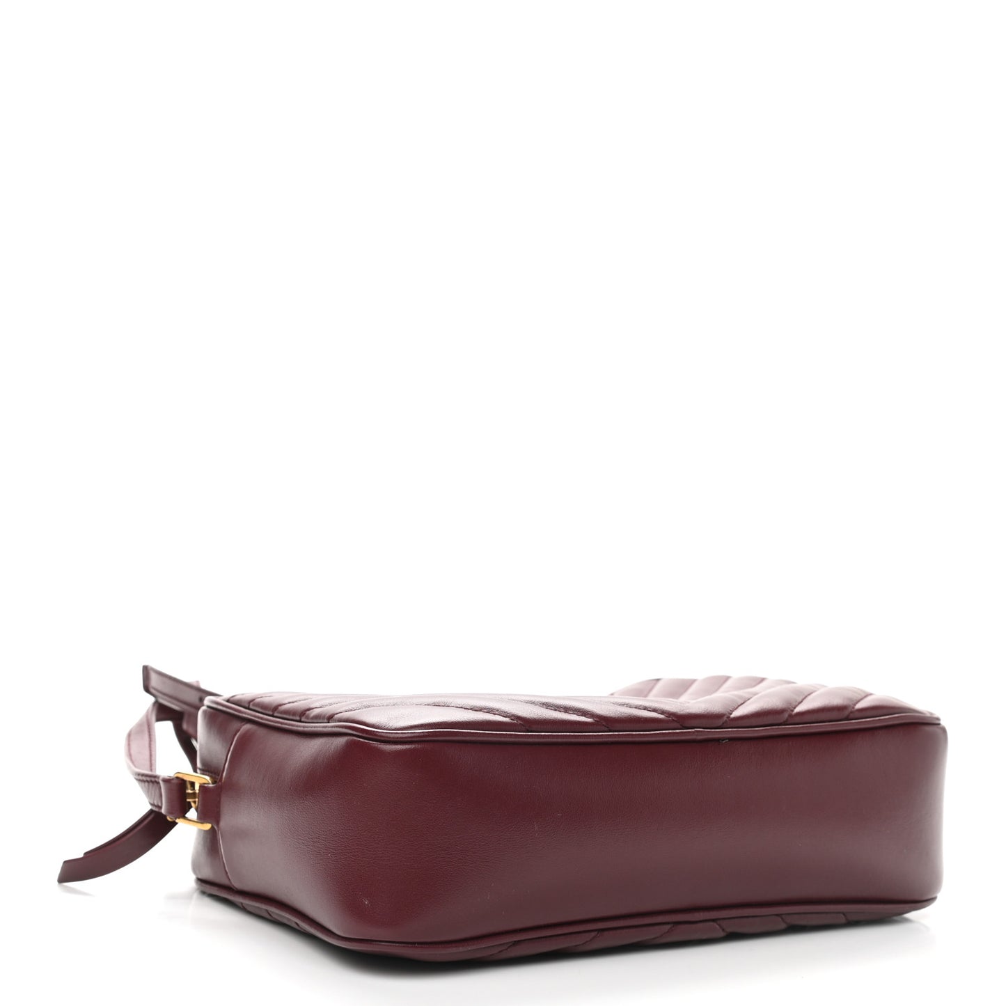 Calfskin Matelasse Monogram Lou Camera Bag Dark Legion Red