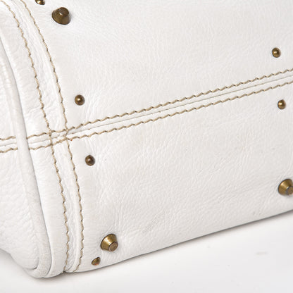 Chloe Calfskin Small Paddington Satchel White 14 of 18