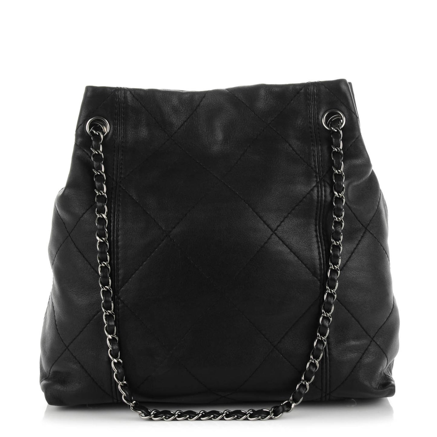 Lambskin Soft Touch Shoulder Bag Black