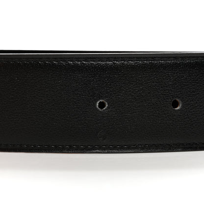 Hermes Chamonix 135 Togo 38mm H d'Ancre Belt 90 36 Black Gold 6 of 6