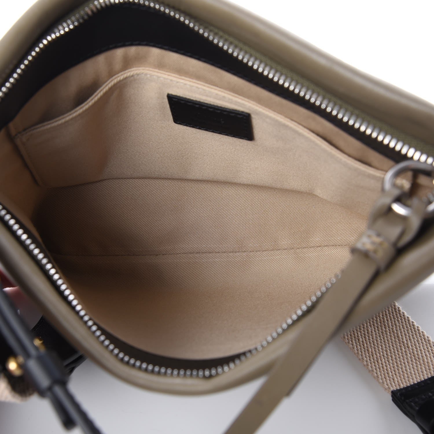Chloe Smooth Calfskin Medium Roy Clutch Merino Grey 6 of 7