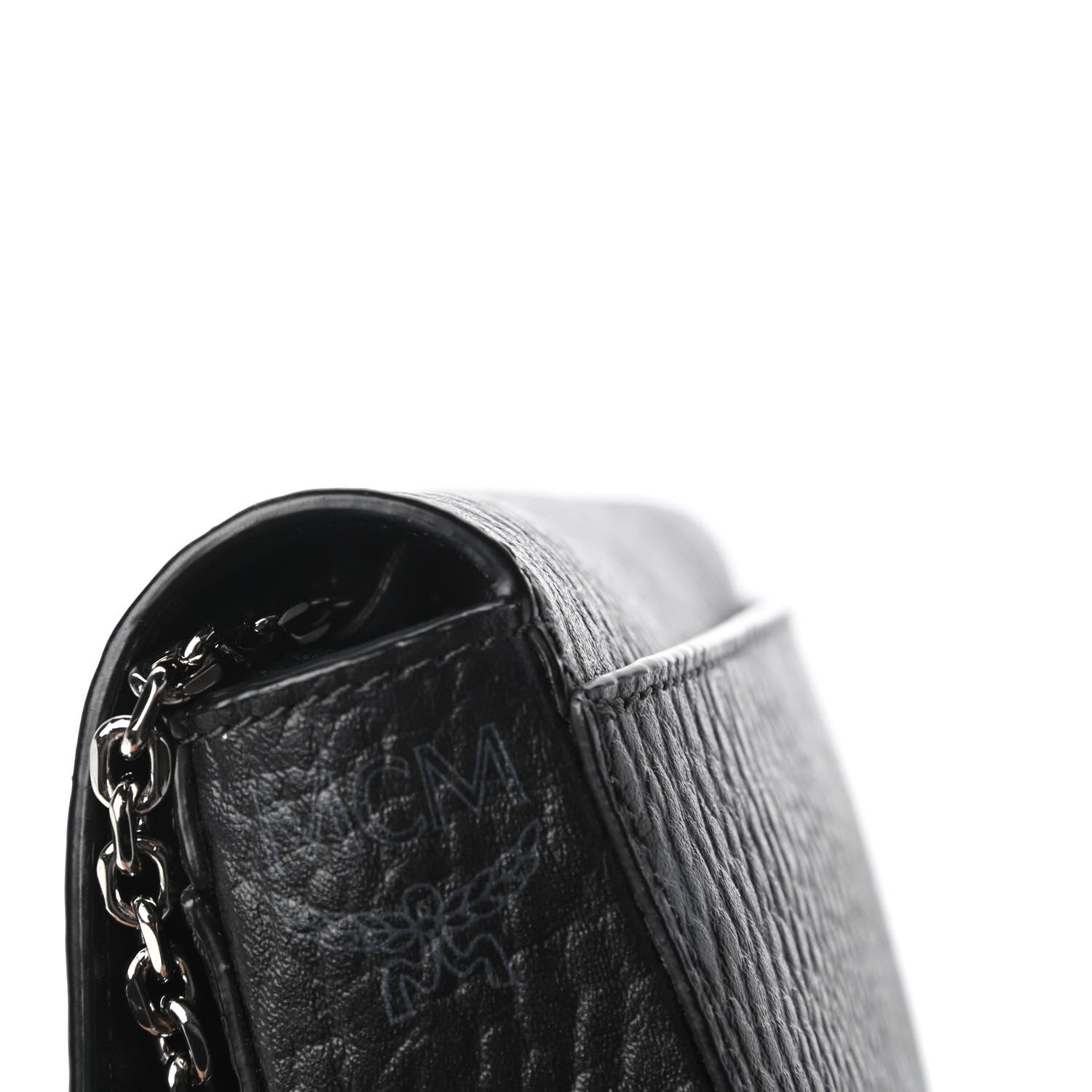 MCM Visetos Small Millie Crossbody Bag Black 12 of 12