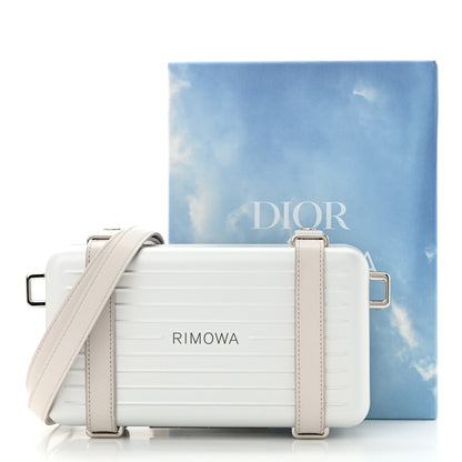 Christian Dior X RIMOWA Aluminum Personal Clutch On Strap Silver 12 of 12