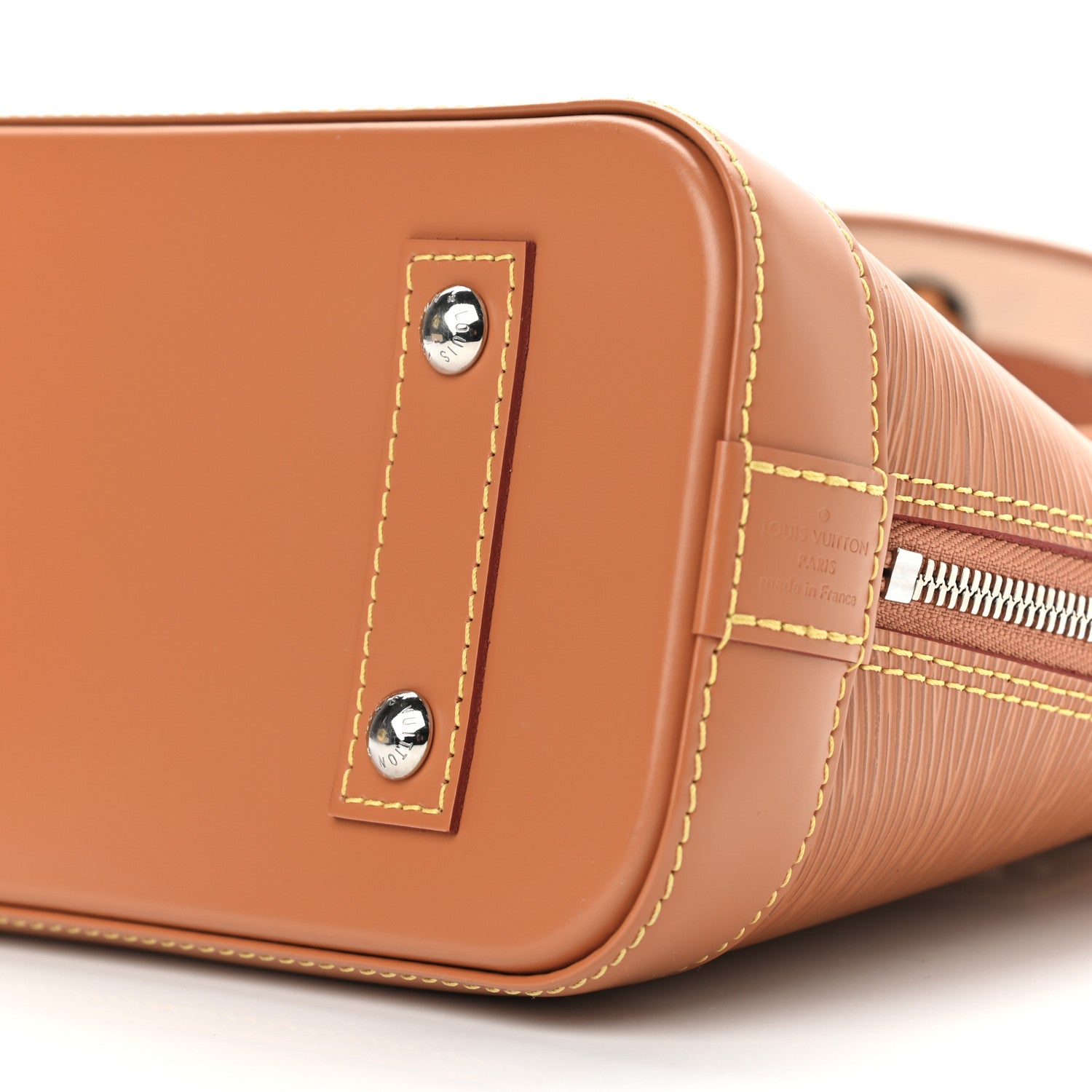 Louis Vuitton Epi Jacquard Alma BB Honey Gold 9 of 11