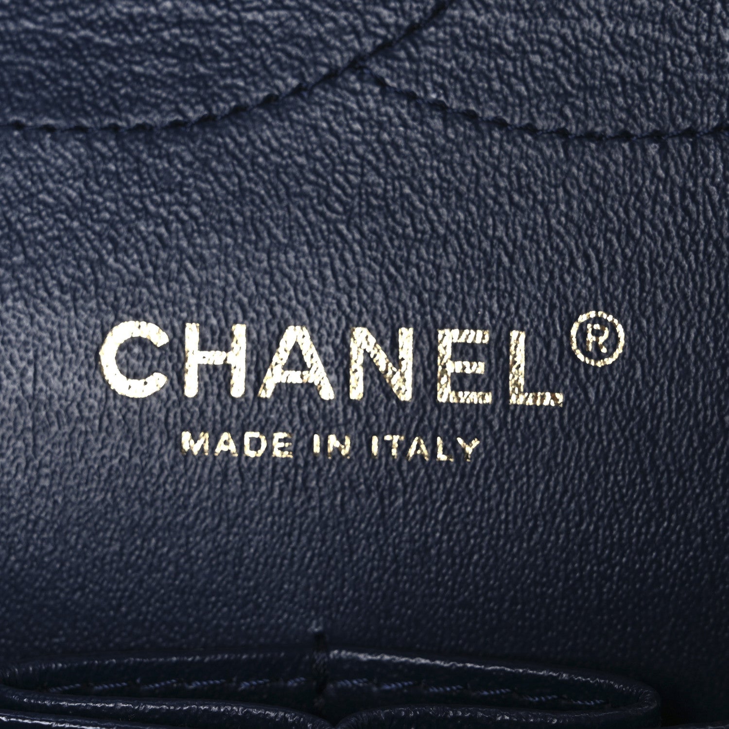 Chanel Caviar Quilted Jumbo Double Flap Navy Blue 6 of 10