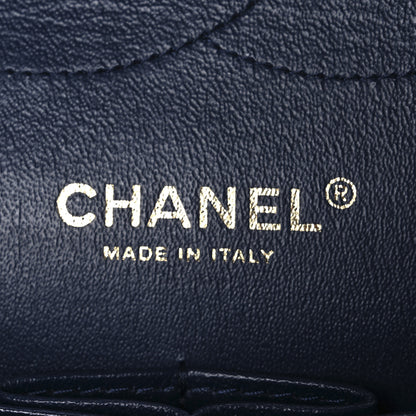 Chanel Caviar Quilted Jumbo Double Flap Navy Blue 6 of 10