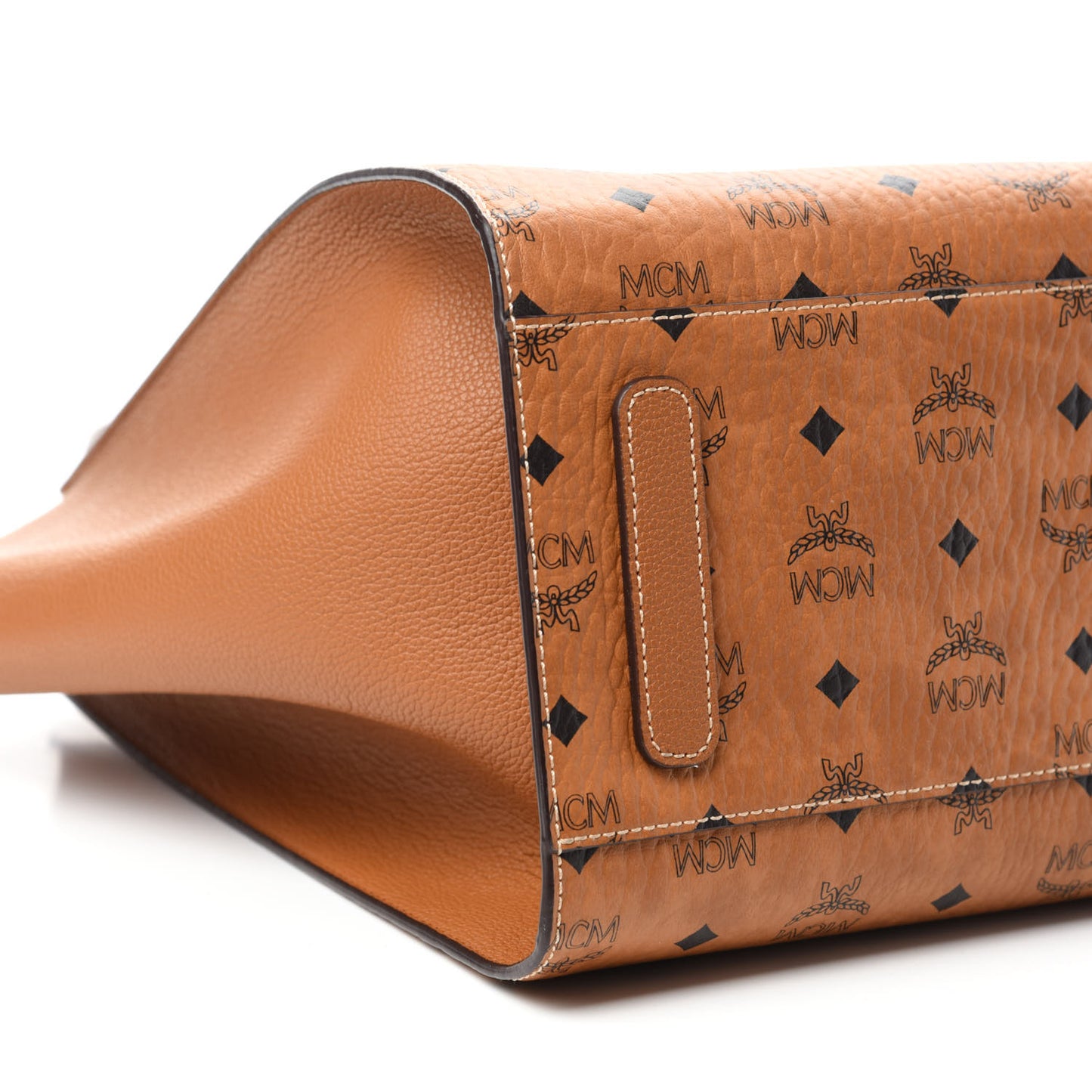 Visetos Large Luisa Shopper Tote Cognac