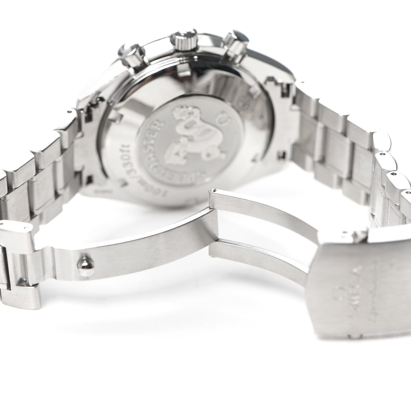 Stainless Steel 40mm Speedmaster Chronograph Automatic Watch Black 3220.50.00