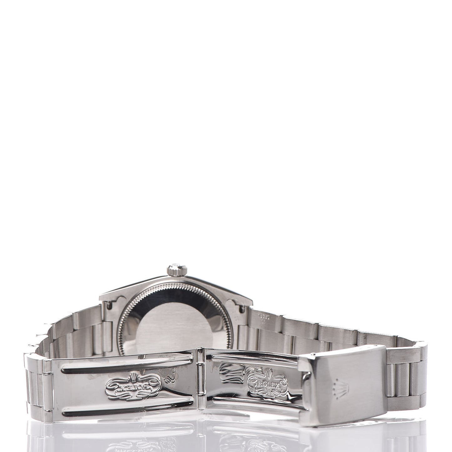 Stainless Steel 31mm Oyster Perpetual Watch Black 77080