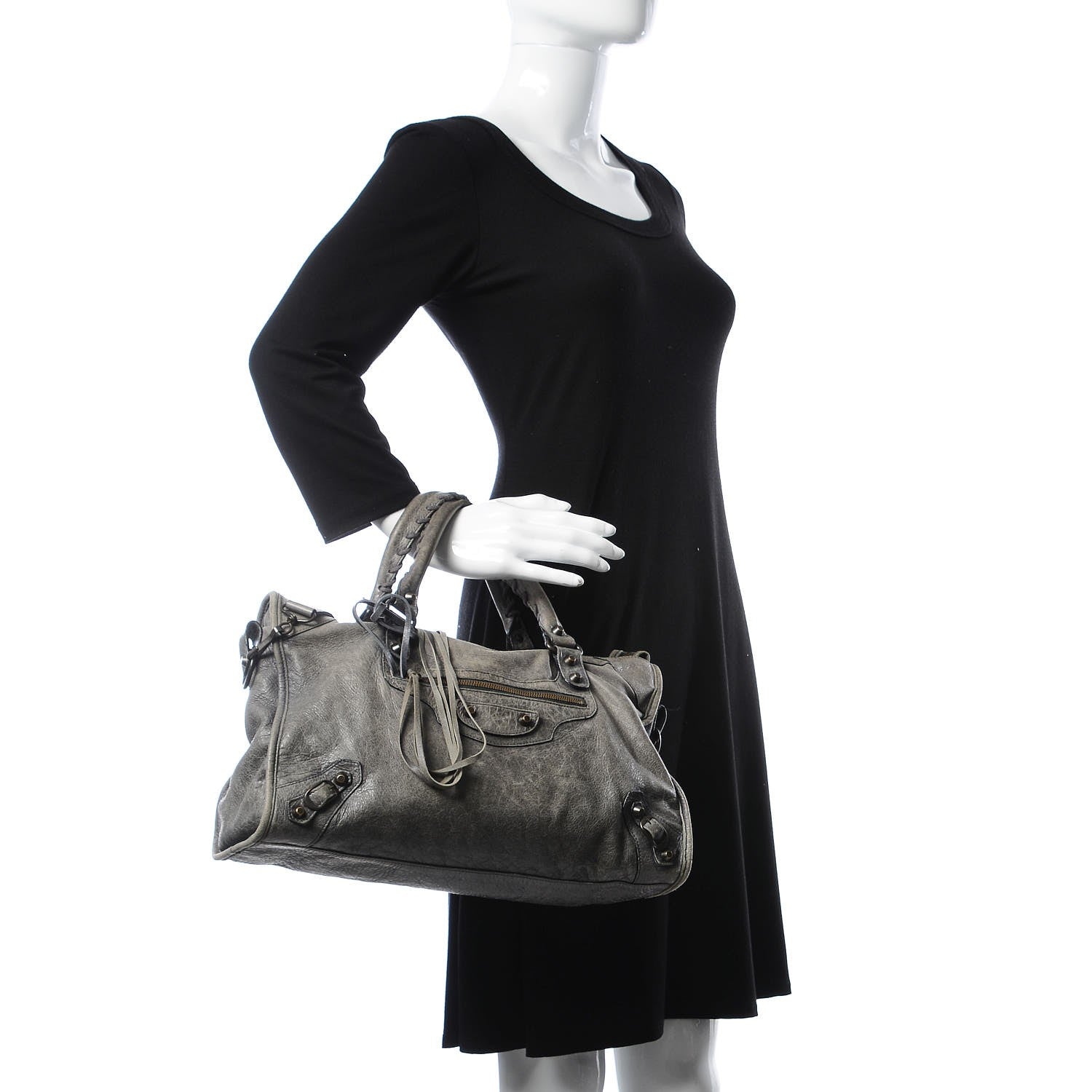 Balenciaga Agneau Classic Hardware City Anthracite 2 of 10