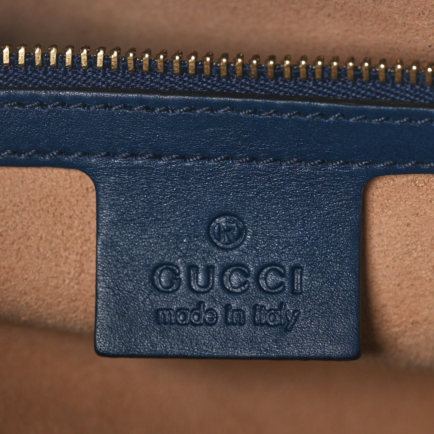 Guccissima Signature Medium Shoulder Tote Bag Blue