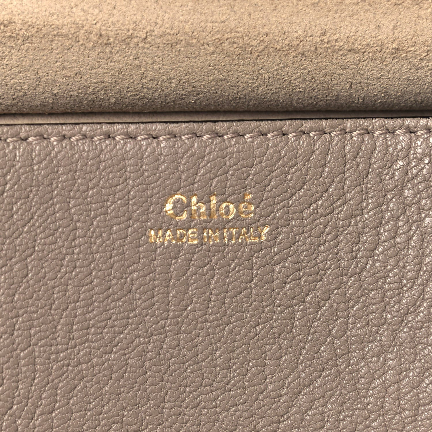 Chloe Grained Lambskin Drew Shoulder Bag Motty Grey 6 of 17