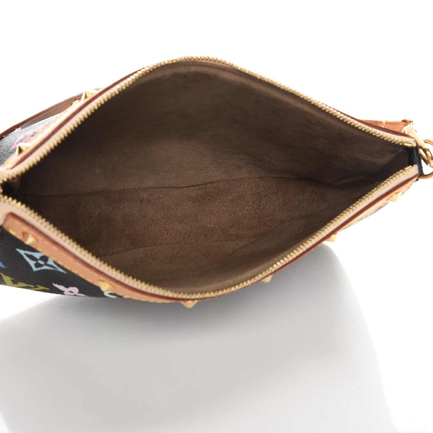 Monogram Multicolor Pochette Accessories Black