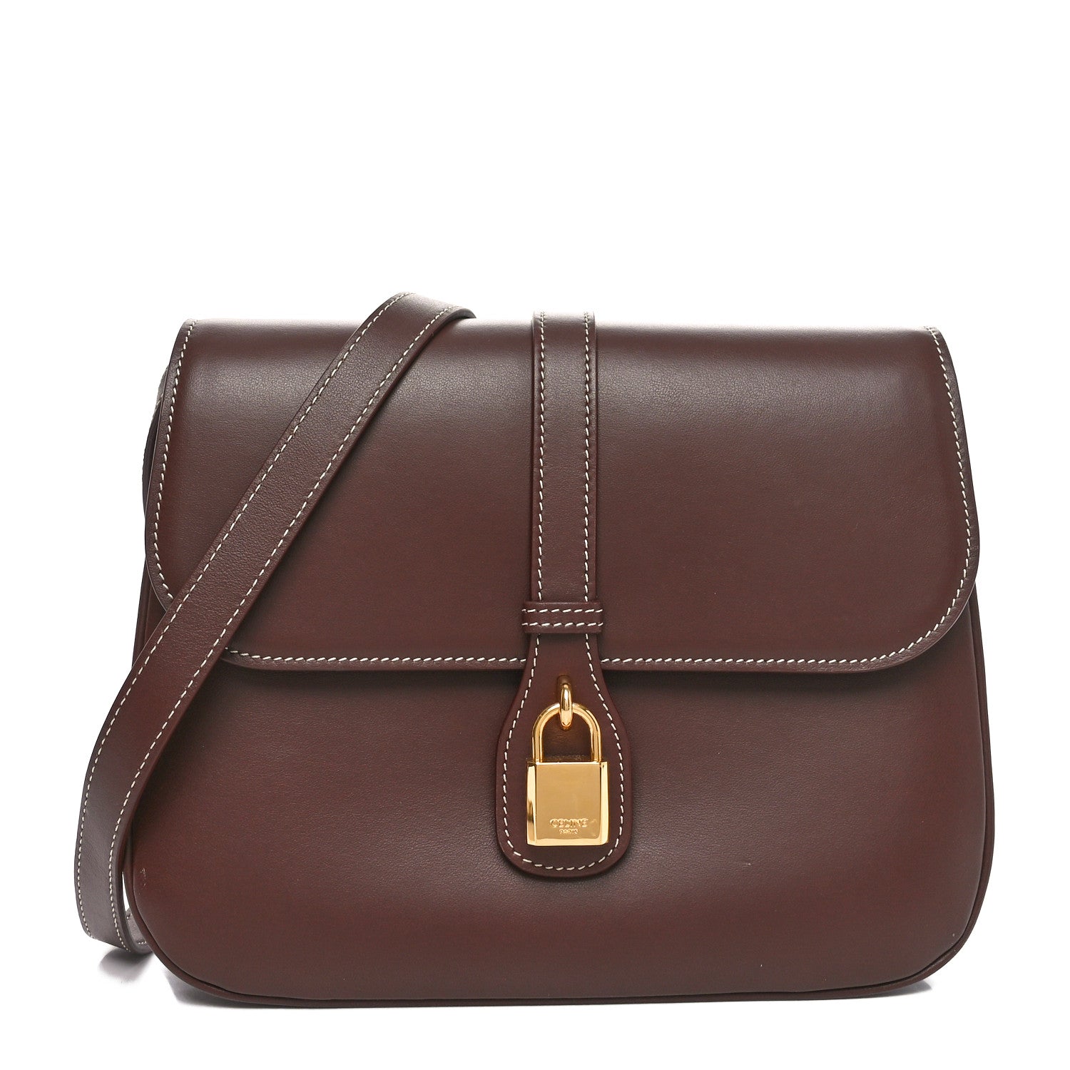 Celine Smooth Calfskin Medium Tabou Bordeaux 1 of 11