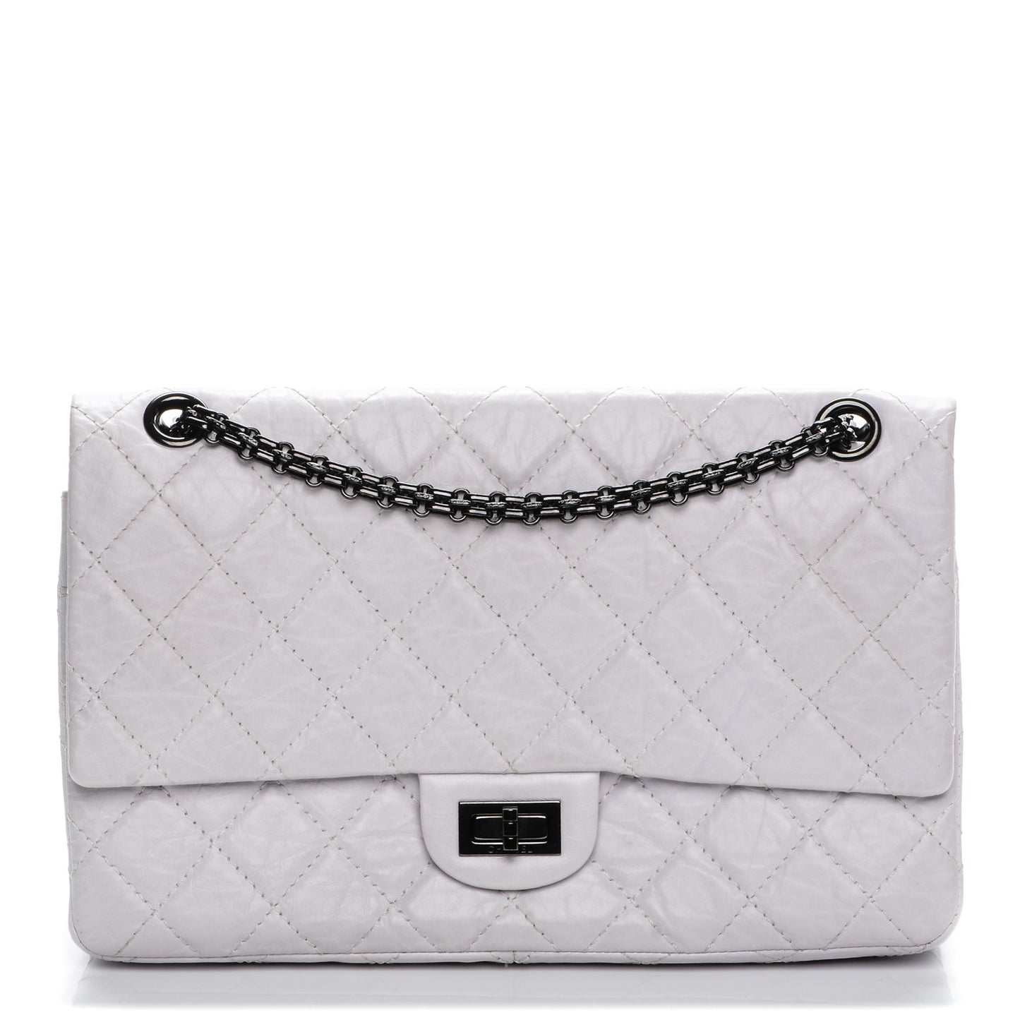 Aged Calfskin 2.55 Reissue 226 Flap White