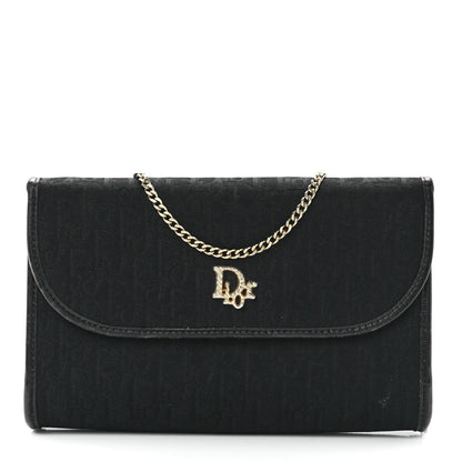 Christian Dior Monogram Chain Flap Black 1 of 9