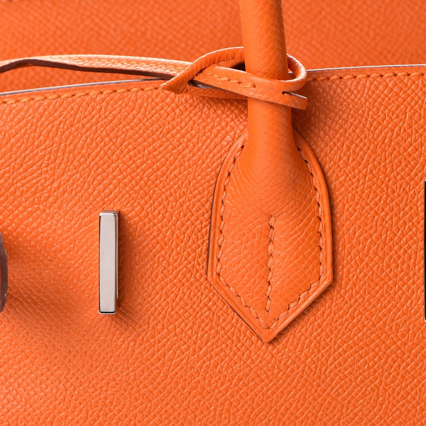 Epsom Birkin 30 Orange