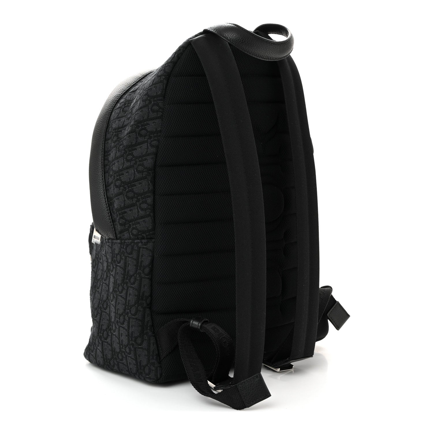 Christian Dior Oblique Calfskin Rider Backpack Black 1829661