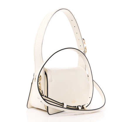 Valentino Garavani Vitello Sculpture Shoulder Bag Ivory 3 of 12