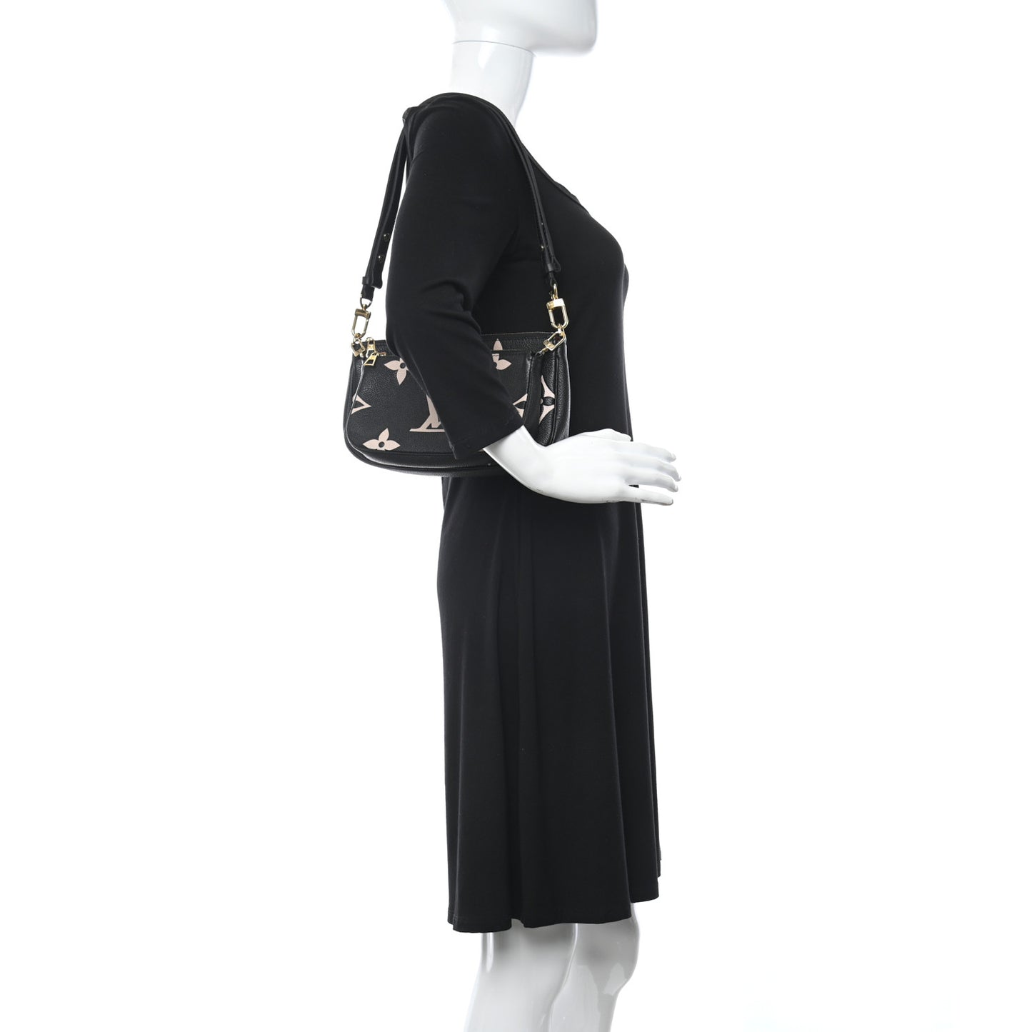 Empreinte Monogram Giant Multi Pochette Accessories Black Beige