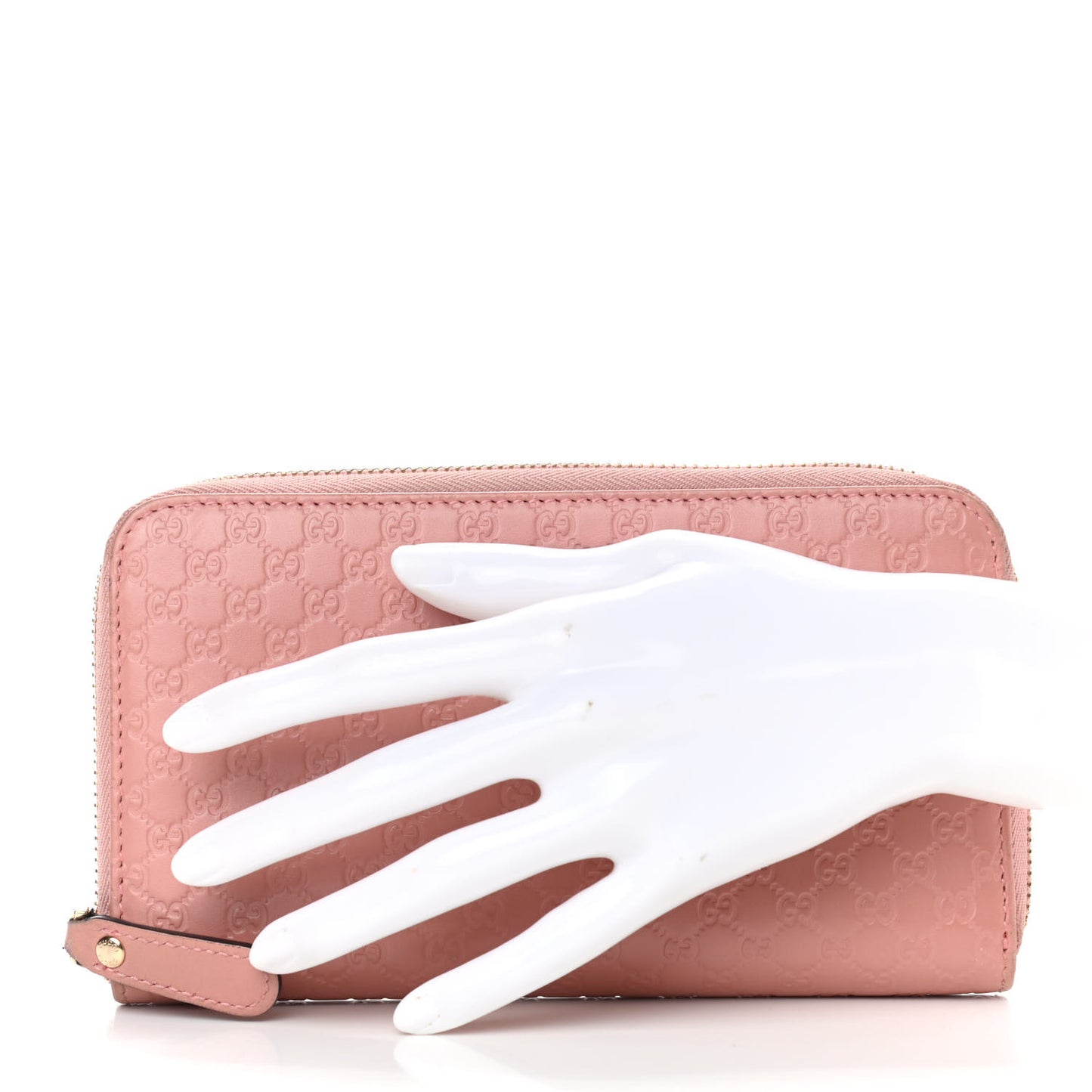 Microguccissima Zip Around Wallet Soft Pink