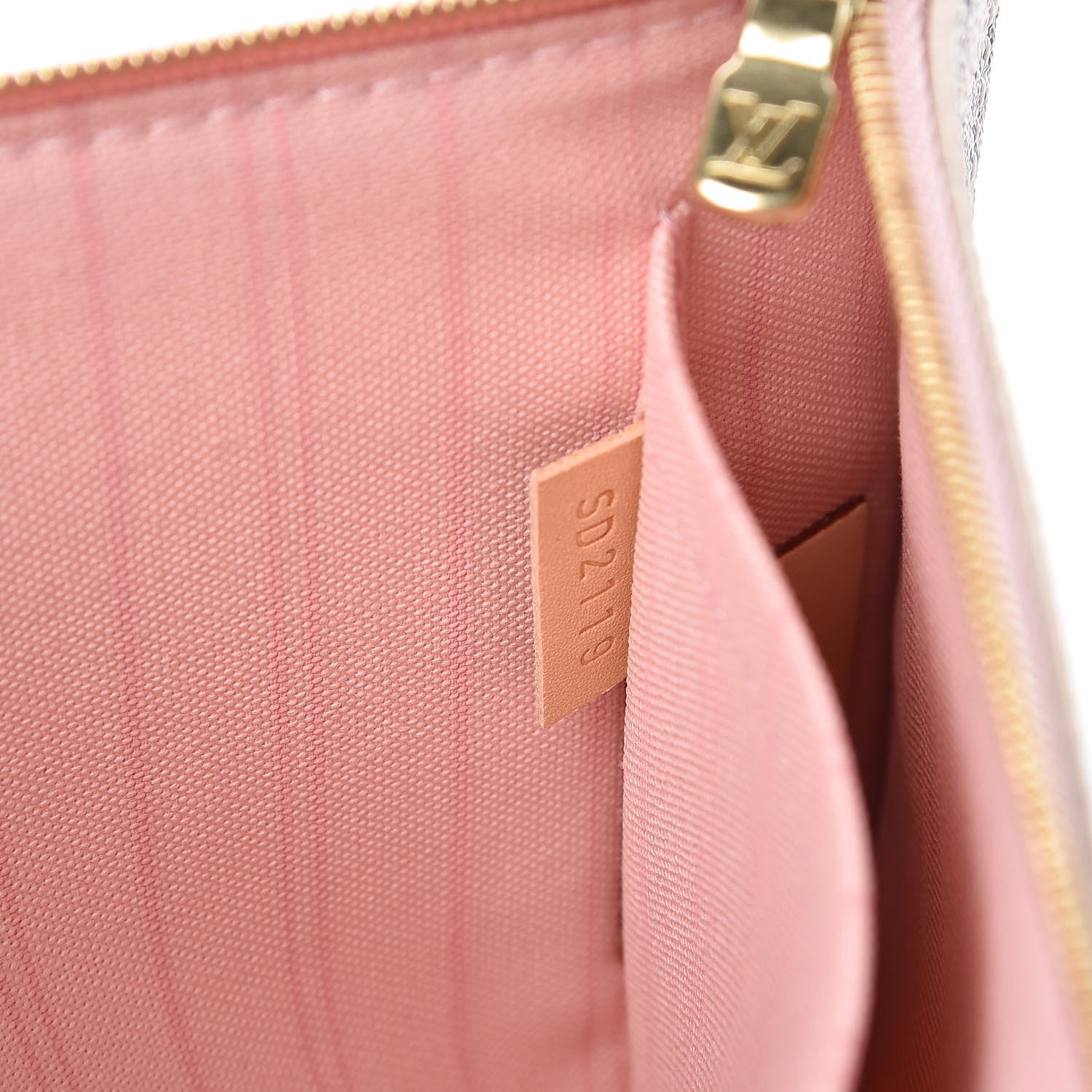Louis Vuitton Damier Azur Neverfull MM GM Pochette Rose Ballerine 8 of 8