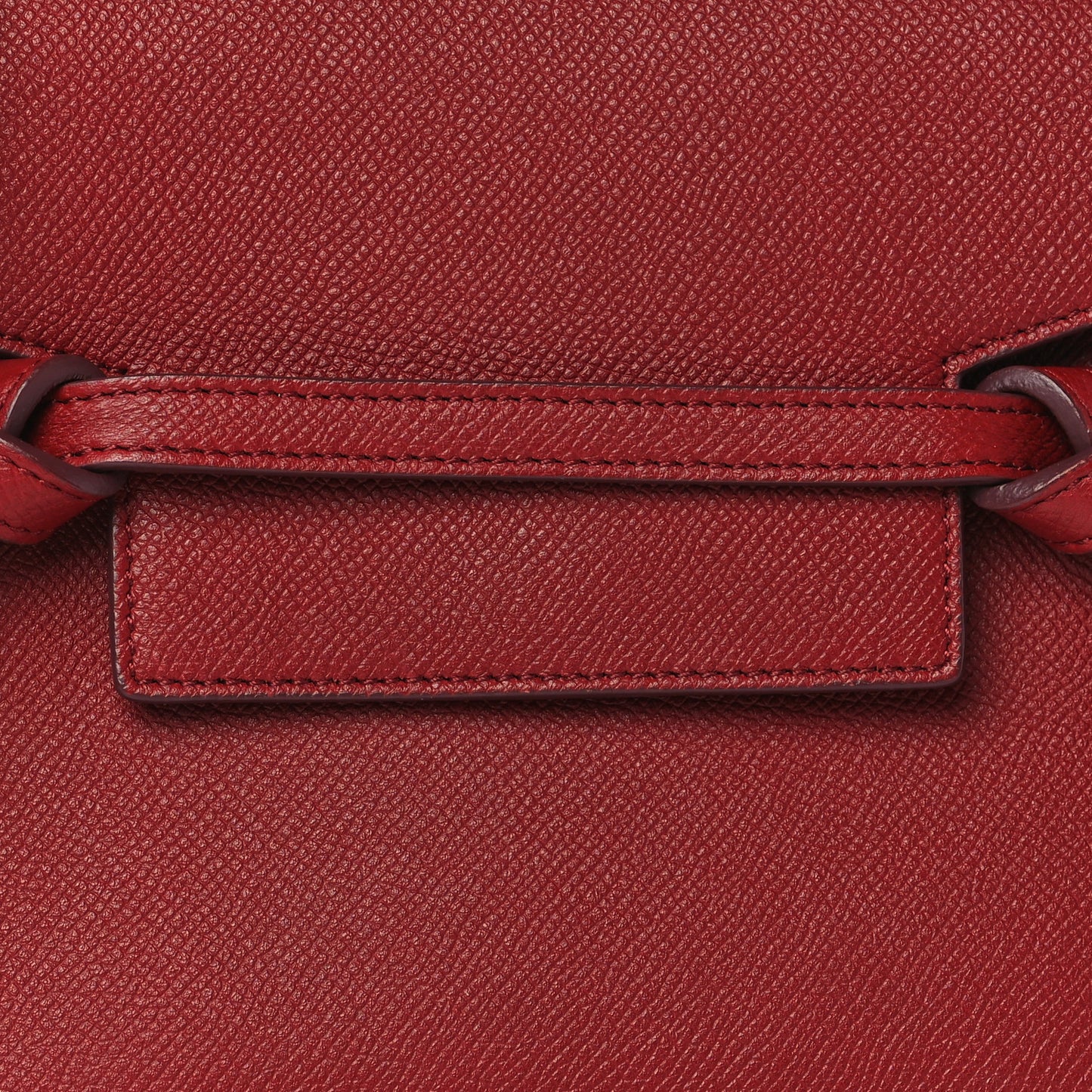 Grained Calfskin Nano Belt Bag Burgundy