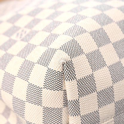 Louis Vuitton Damier Azur Graceful MM Rose Ballerine 7 of 12