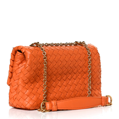 Bottega Veneta Nappa Intrecciato Small Olimpia Bag Orange 2 of 9