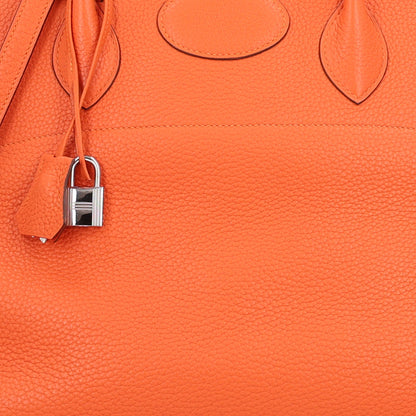 Hermes Taurillon Clemence Bolide 35 Orange 8 of 10