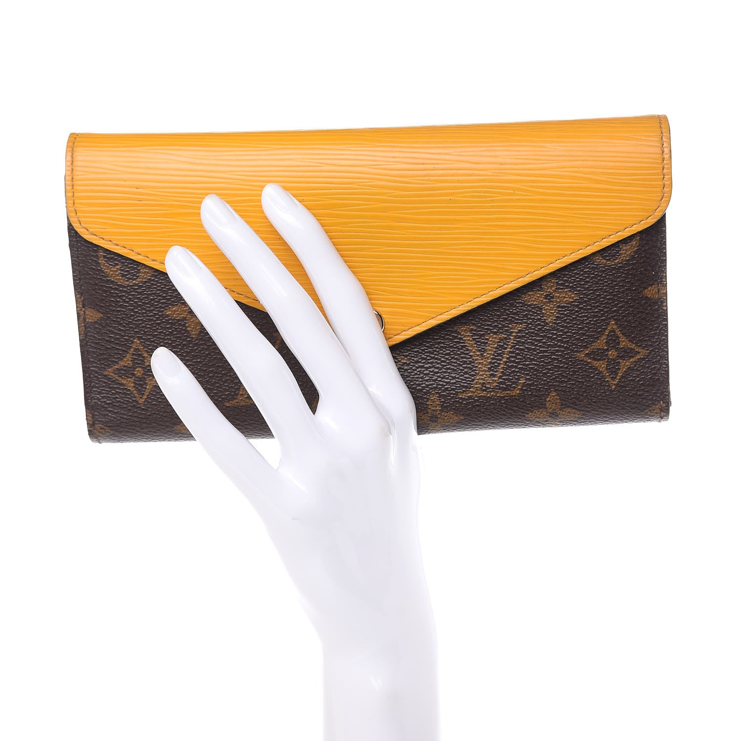Louis Vuitton Monogram Epi Marie-Lou Long Wallet Mimosa 2 of 14