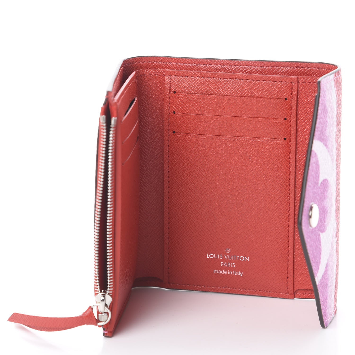 Louis Vuitton Monogram Escale Victorine Wallet Red 4 of 5