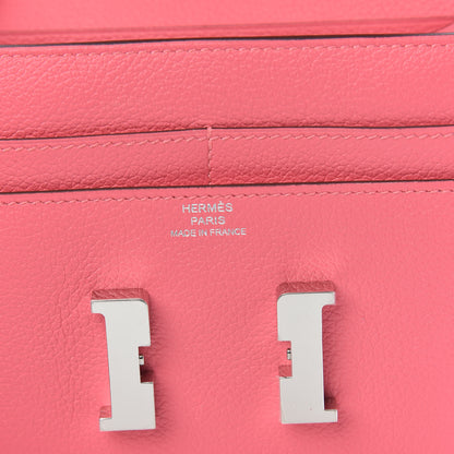 Hermes Evercolor Constance Short Wallet Rose Azalee 6 of 7