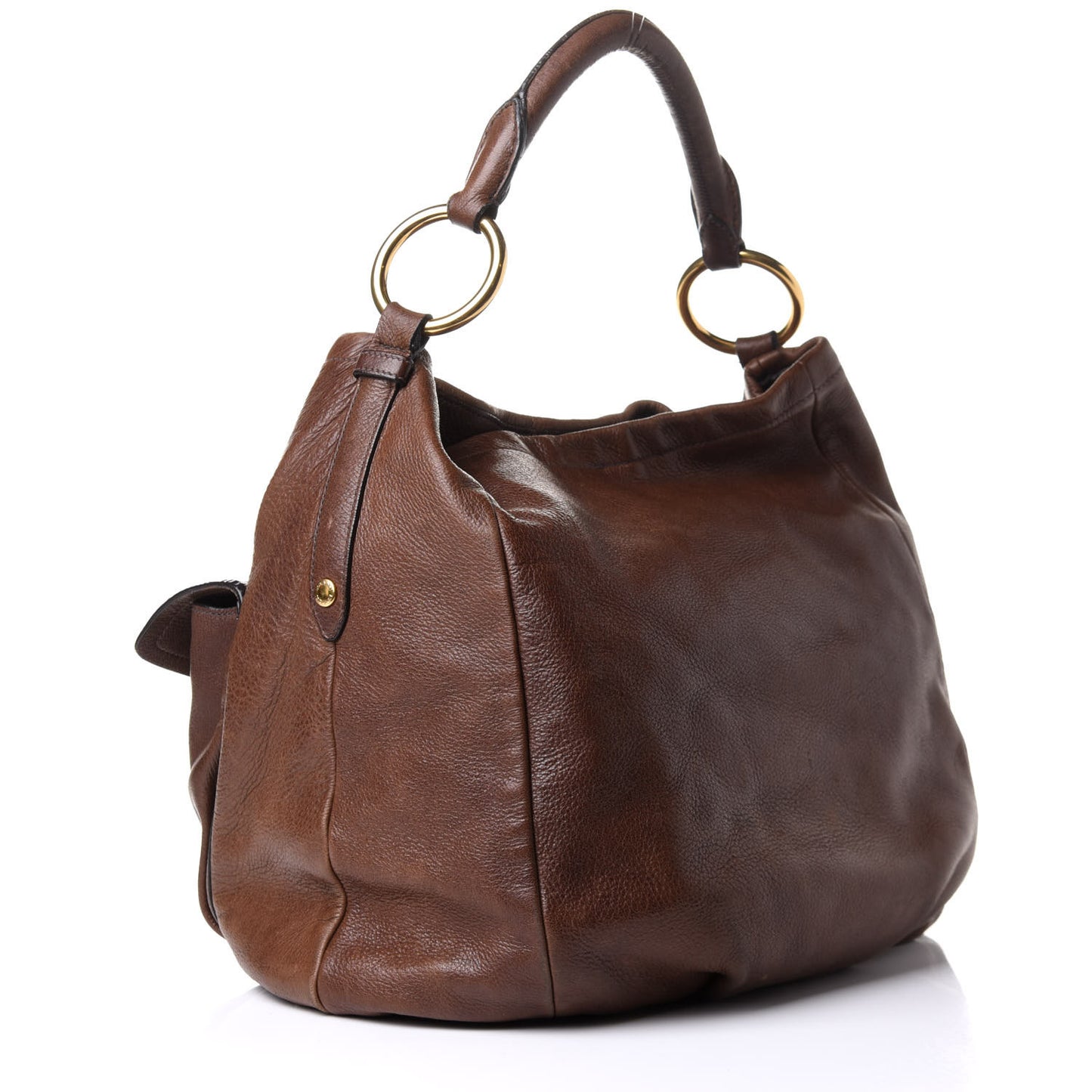 Cervo Antik Front Pocket Hobo Cacao