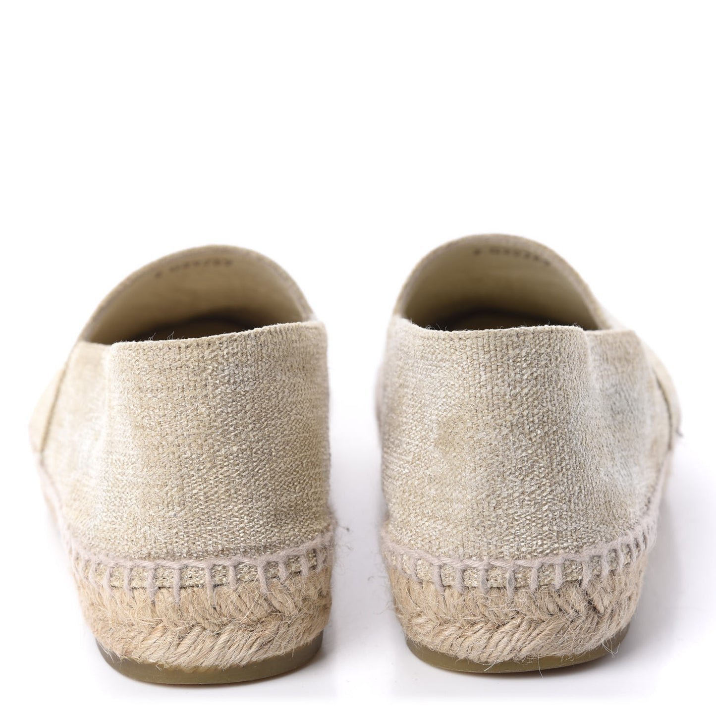 Toile Sequin CC Espadrilles 41 Beige Black