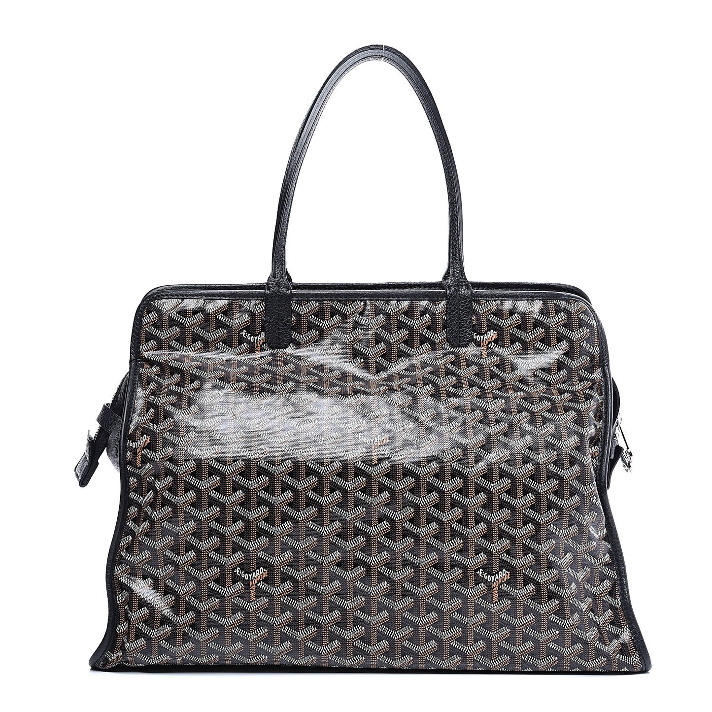 Goyardine Sac Hardy Pet Carrier PM Black