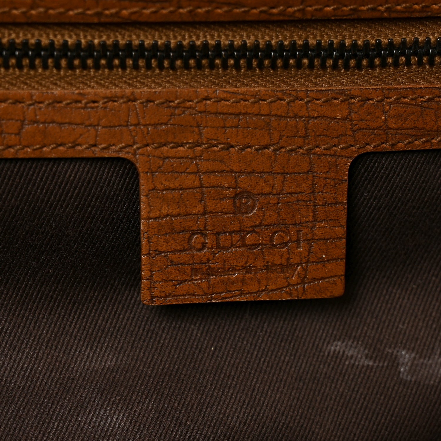 Gucci Monogram Bamboo Bullet Handbag Brown 6 of 10