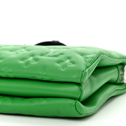 Louis Vuitton Lambskin Embossed Monogram Coussin PM LV Motion Green 12 of 12