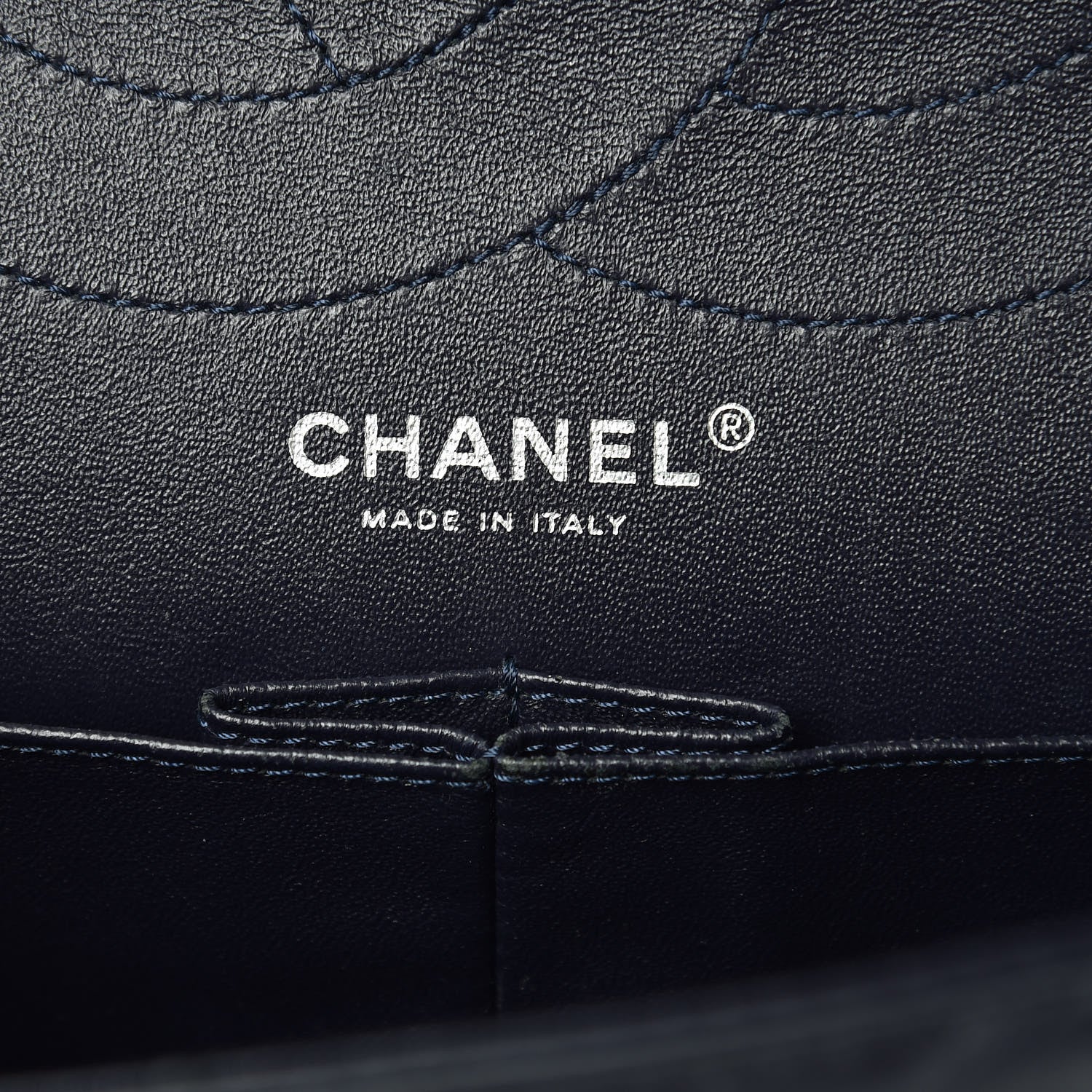 Chanel Aged Calfskin Quilted 2.55 Reissue 227 Flap Navy Blue 8 of 11