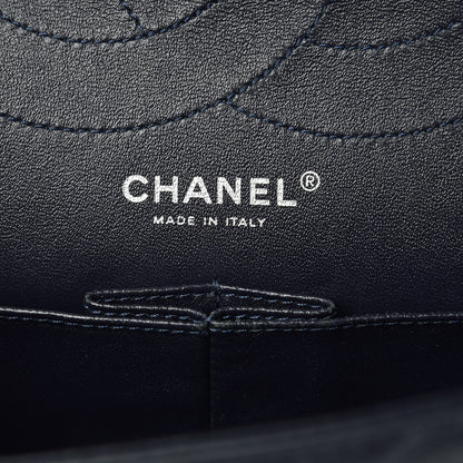 Chanel Aged Calfskin Quilted 2.55 Reissue 227 Flap Navy Blue 8 of 11